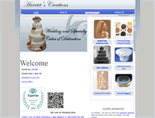 Tablet Screenshot of harrietscreations.com